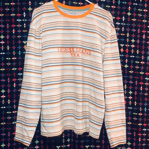 Guess Other - NWOT L/E striped guess x asap L/s